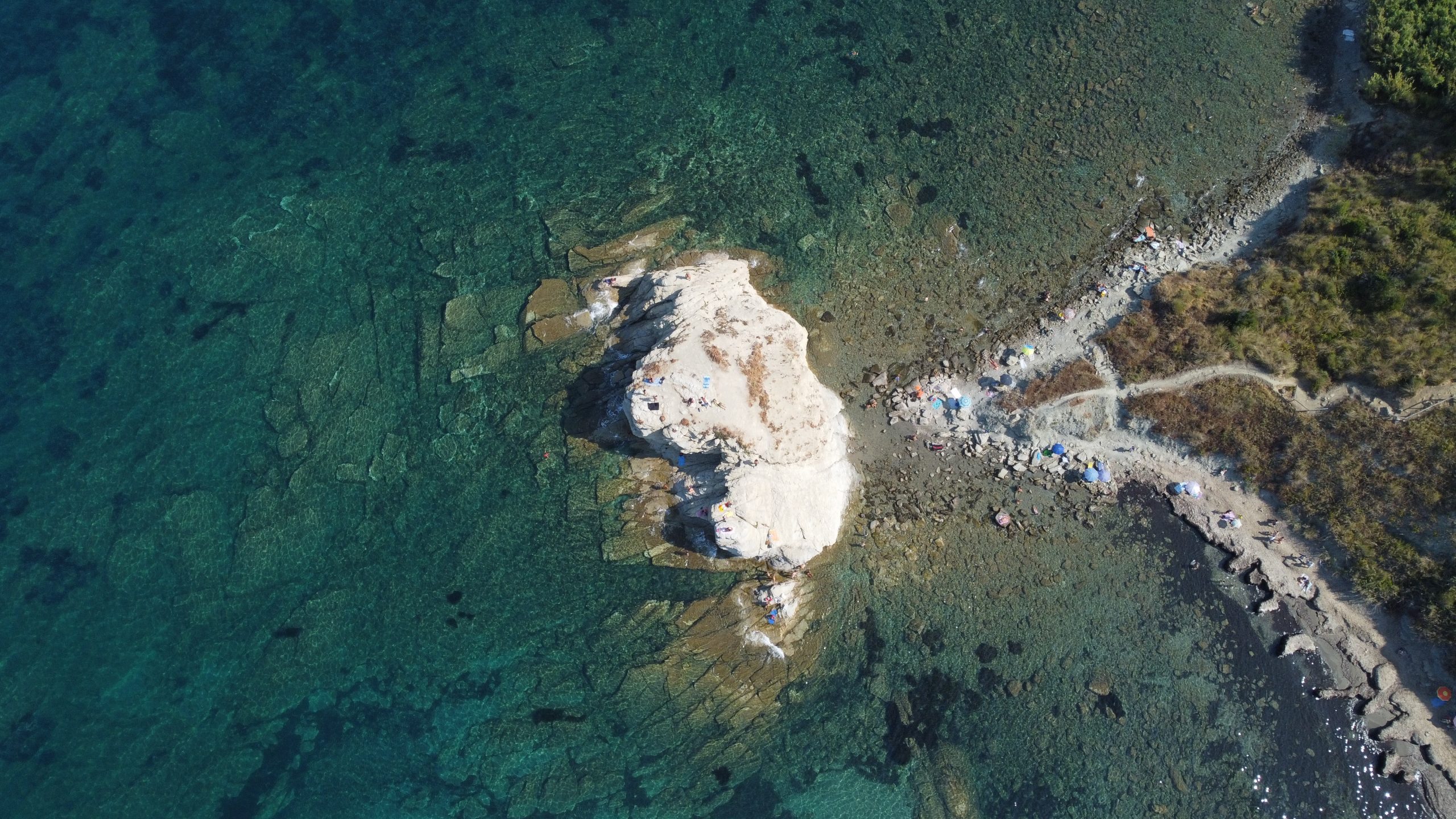 Veduta della costa del Cilento
